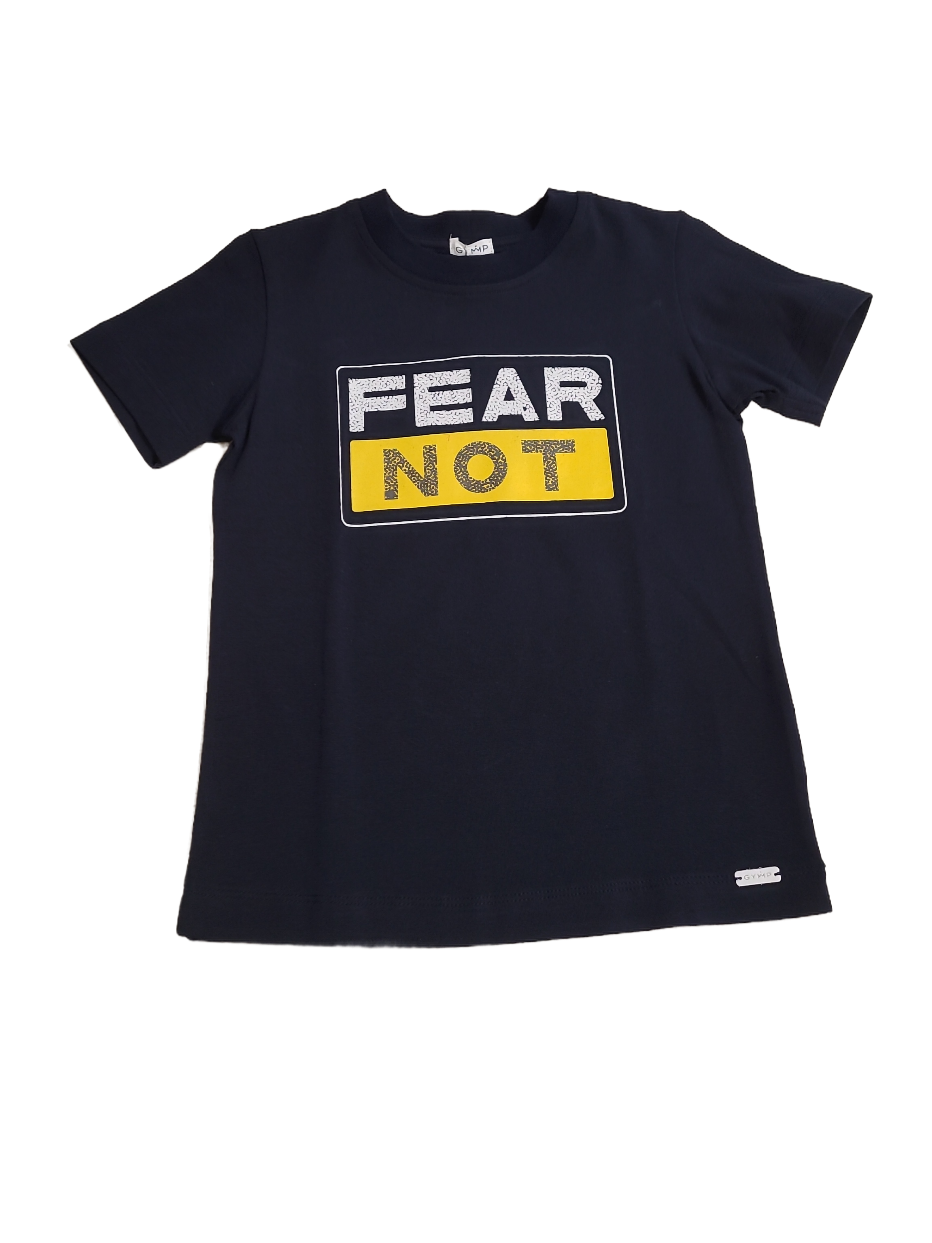 T-shirt &quot;Fear Not&quot; Gymp Marine