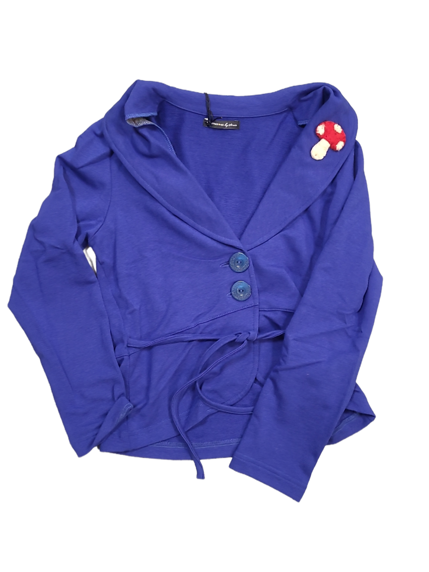 Blazer Retro Strass Blauw