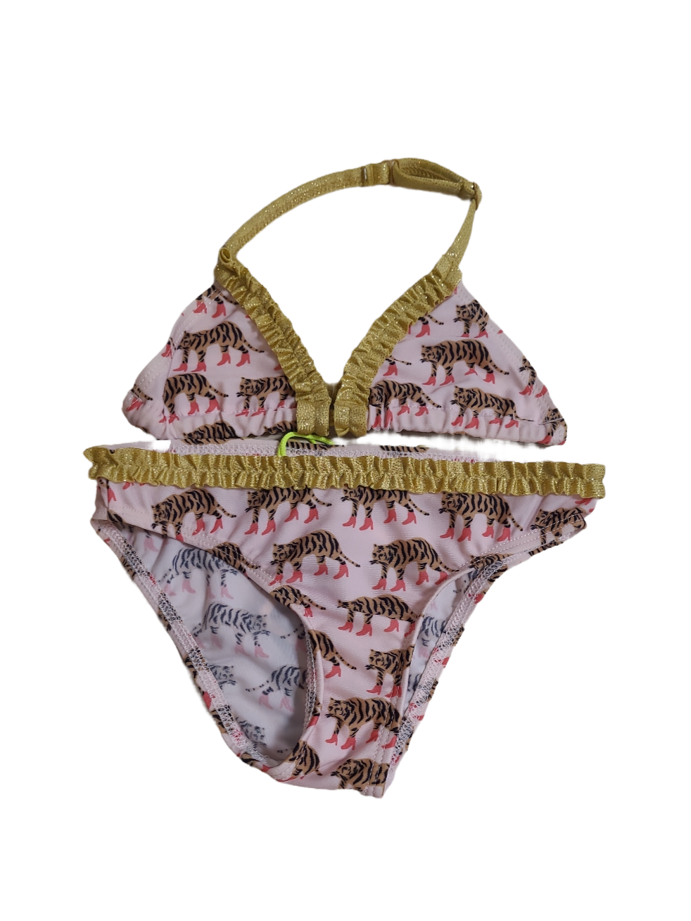 Bikini &quot;Tijger&quot; Rumbl Roos/Goud