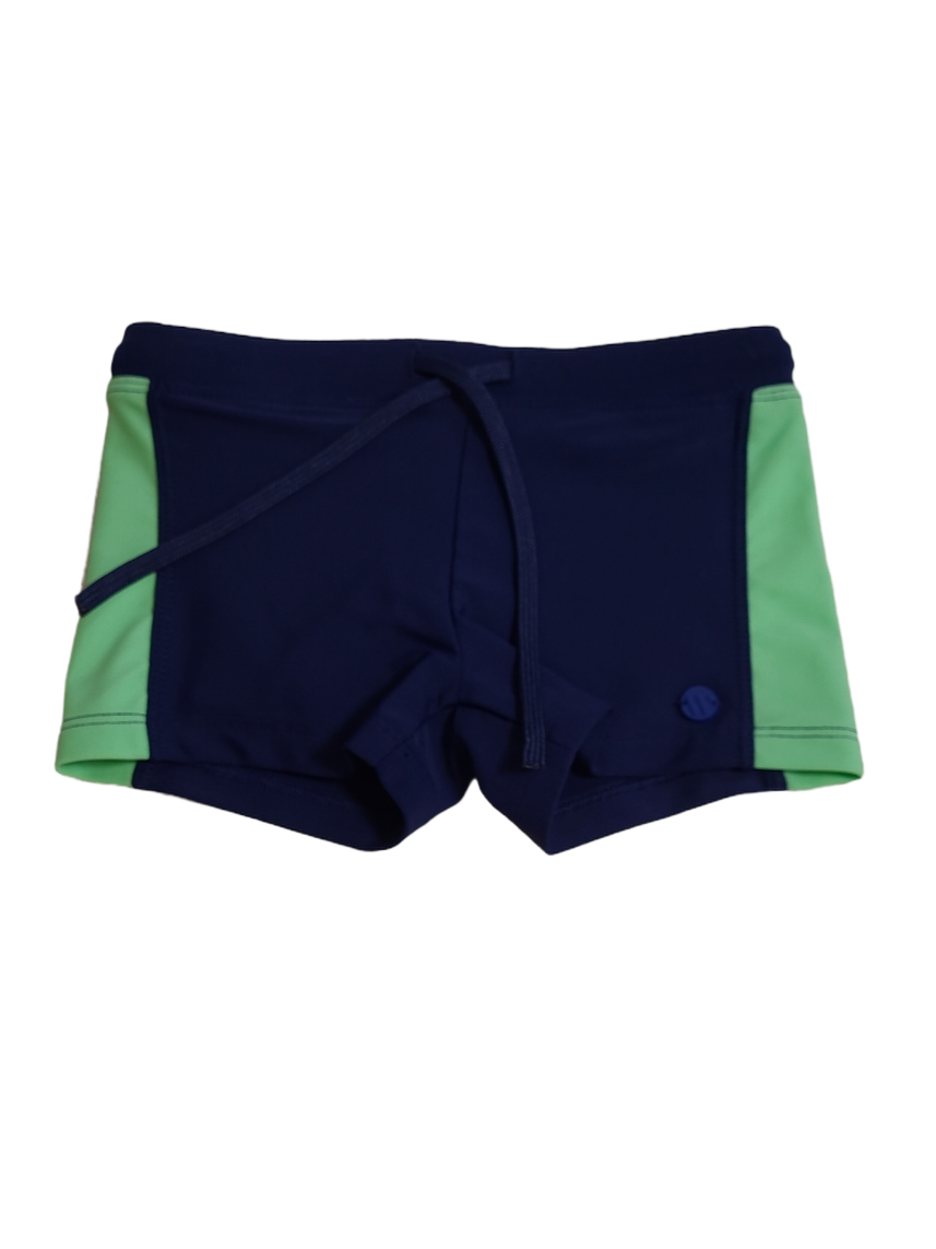 Zwembroek Woody Blauw/Groen