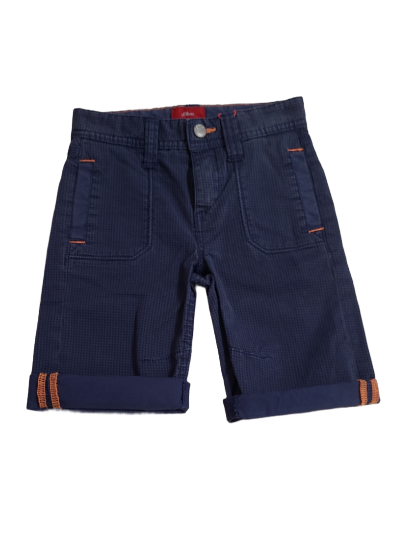 Bermuda Geruit S-Oliver Blauw