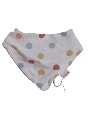Bandana Slab &quot;Bolletjes&quot; Petit Oh! Ecru