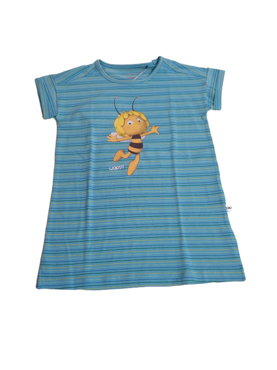 Slaapkleed &quot;Maya&quot; Woody Blauw Gestreept