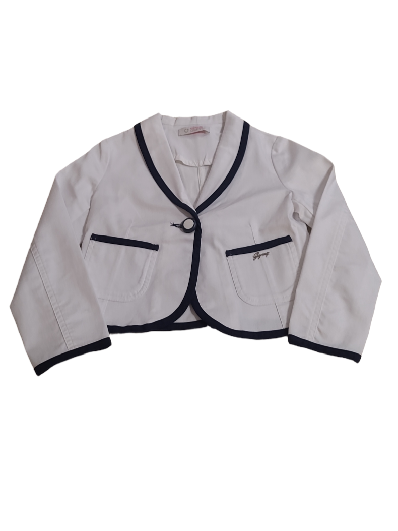 Blazer Gymp Wit/Marine