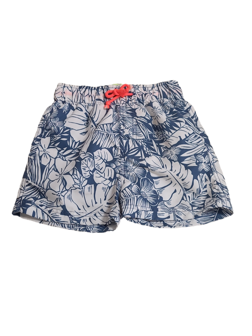 Zwemshort Blauw Bedrukt