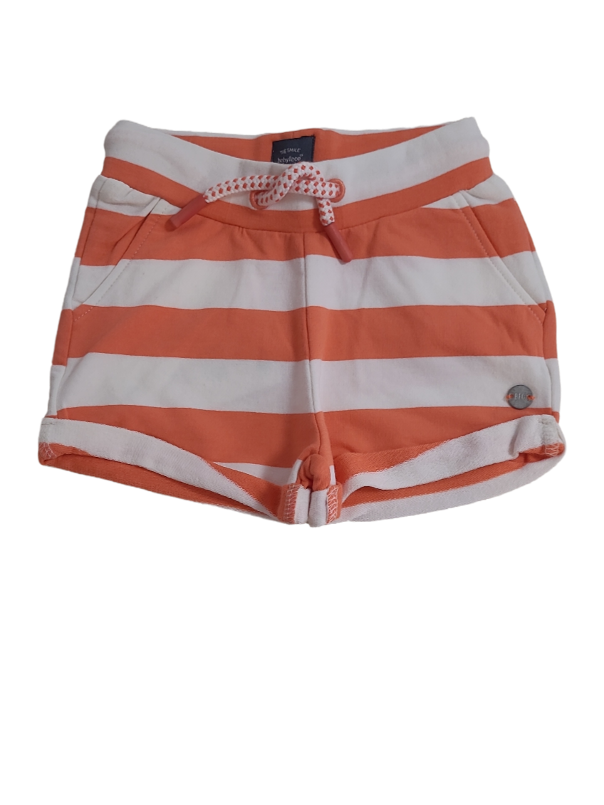 Short Babyface Koraal Gestreept