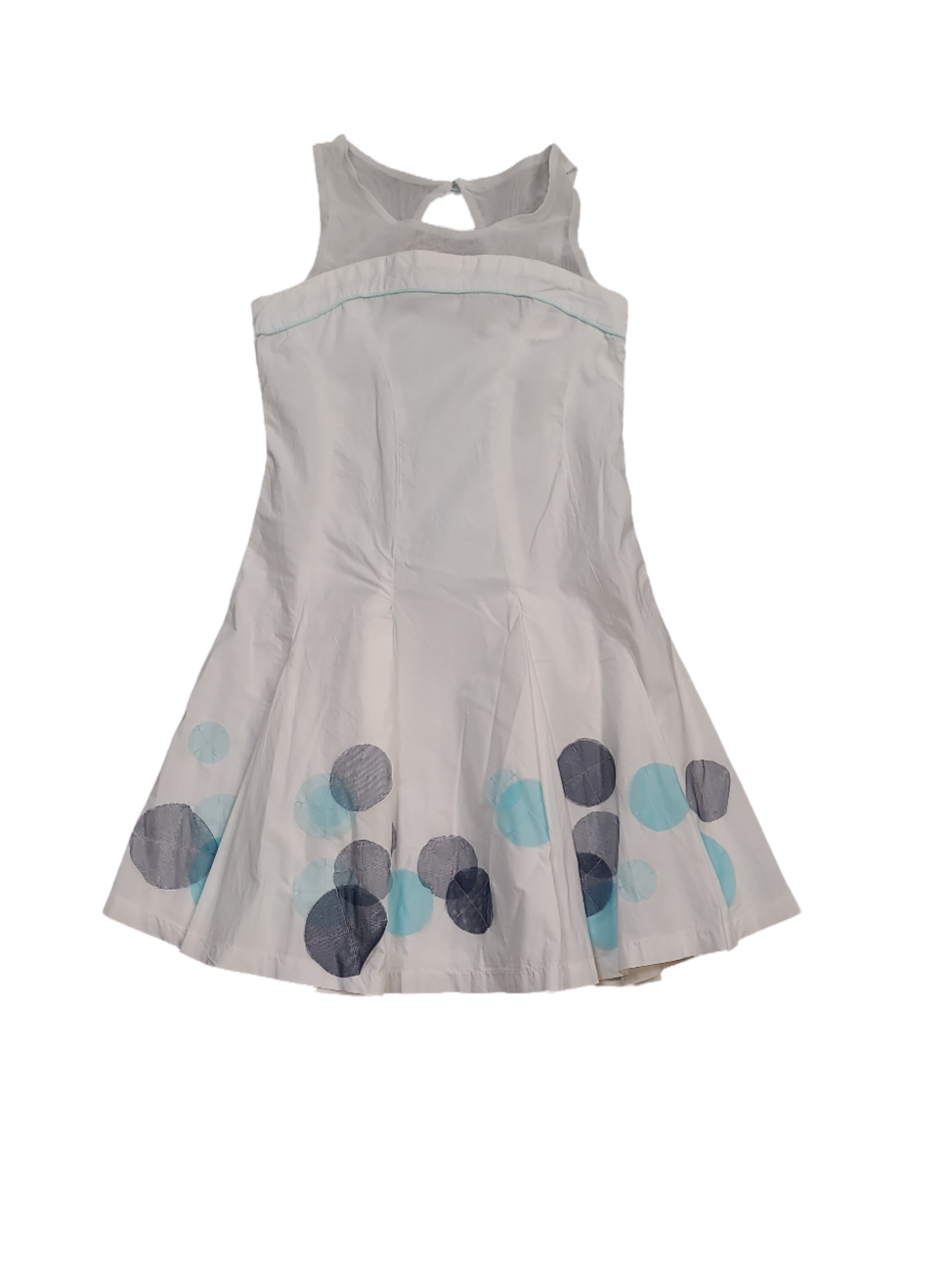 Kleed Gymp Wit/Blauw