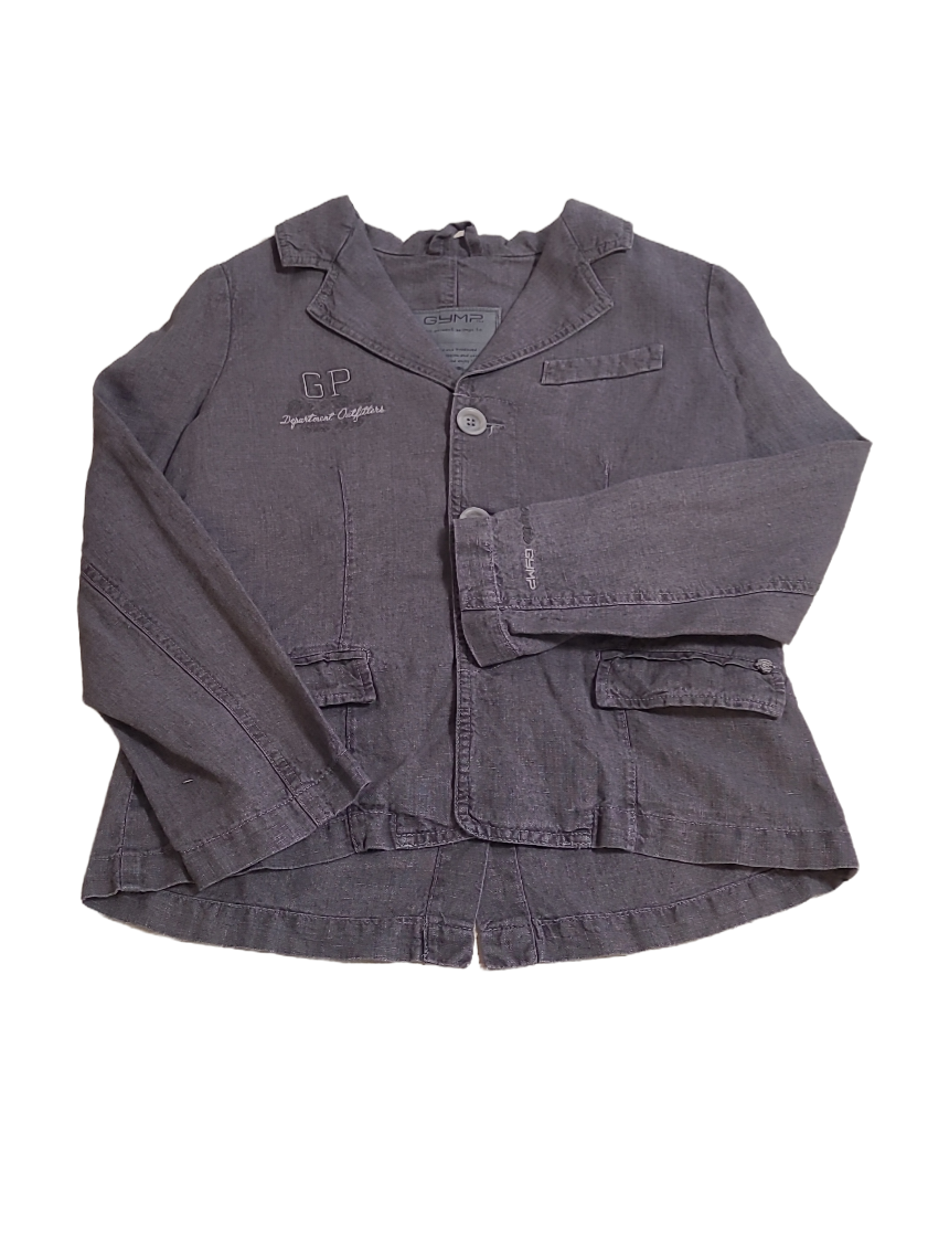 Blazer &quot;GP&quot; Linnen Gymp Grijs