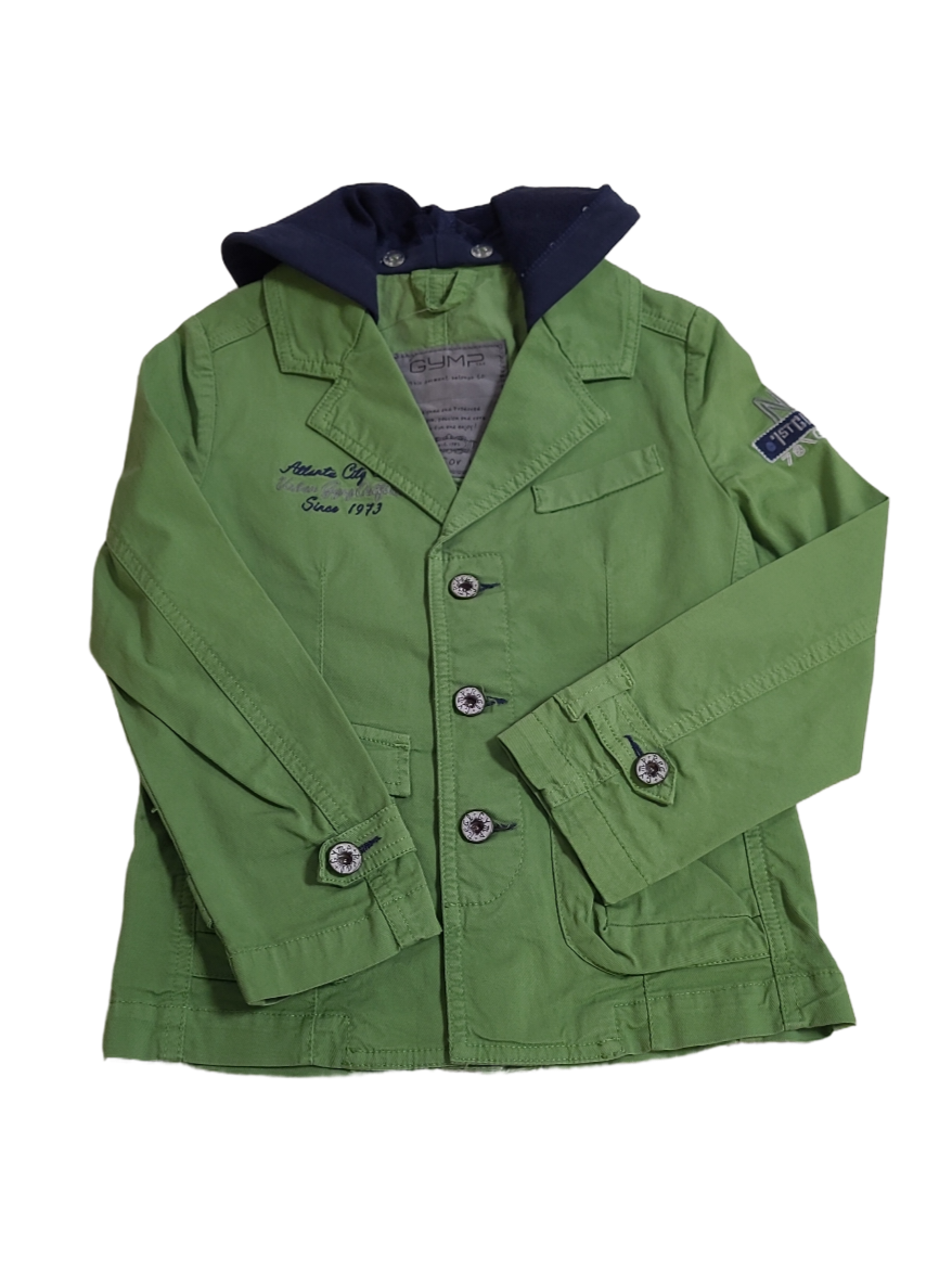 Blazer Afneembare Kap Gymp Groen