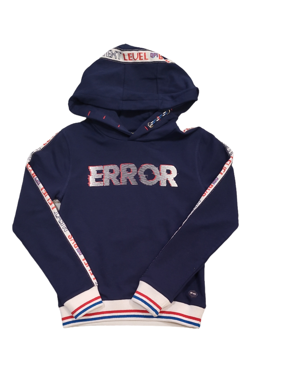 Sweater/Kap &quot;Error&quot; Quapi Blauw