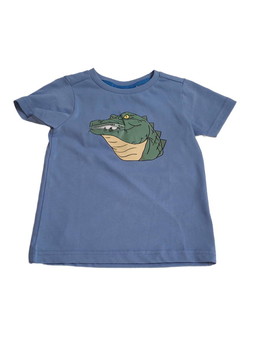 T-shirt &quot;Krokodil&quot; Someone Blue