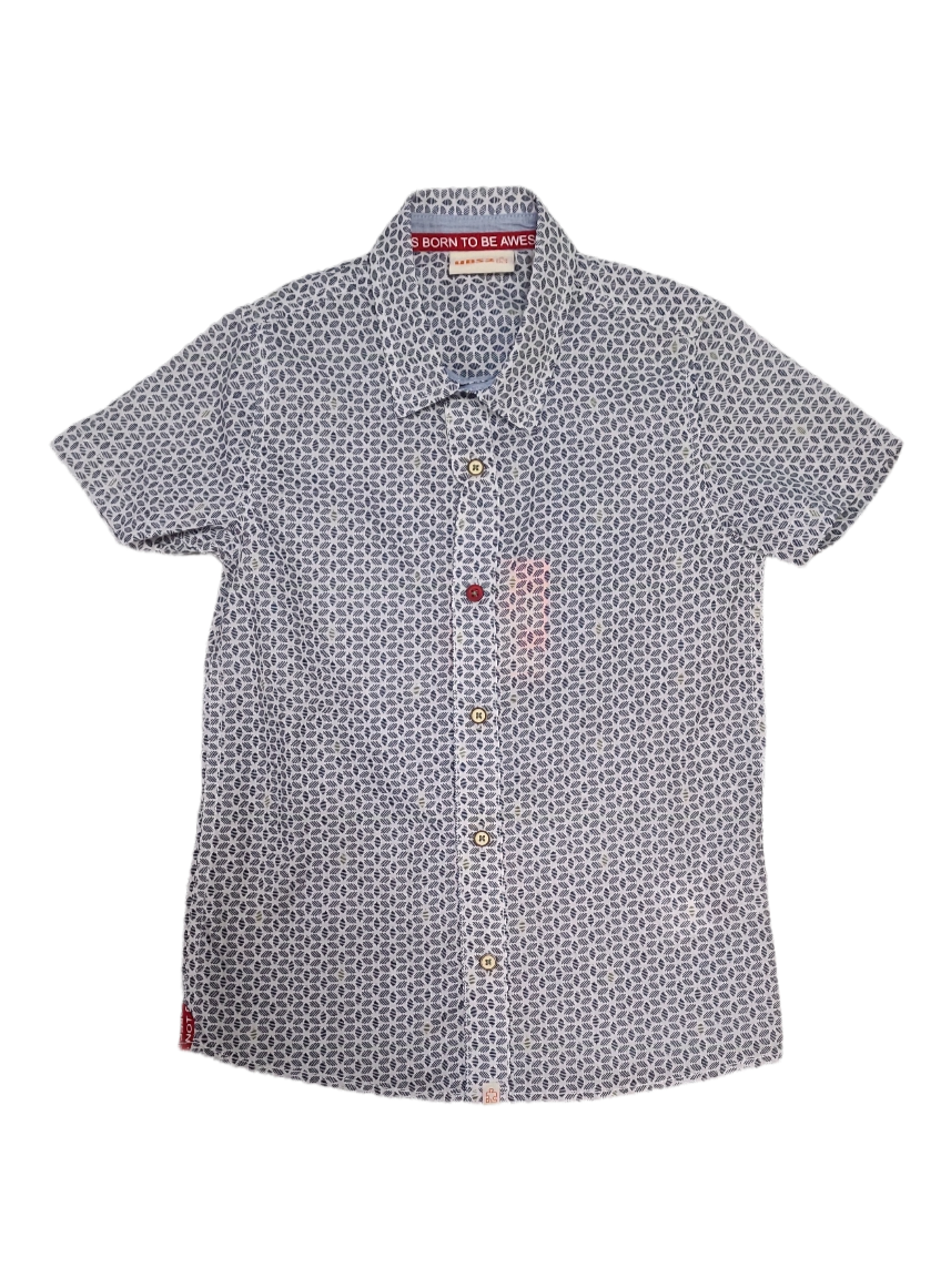 Hemd K/M UBS2 Navy Bedrukt