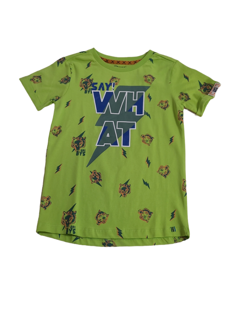 T-shirt &quot;What&quot; Quapi Groen