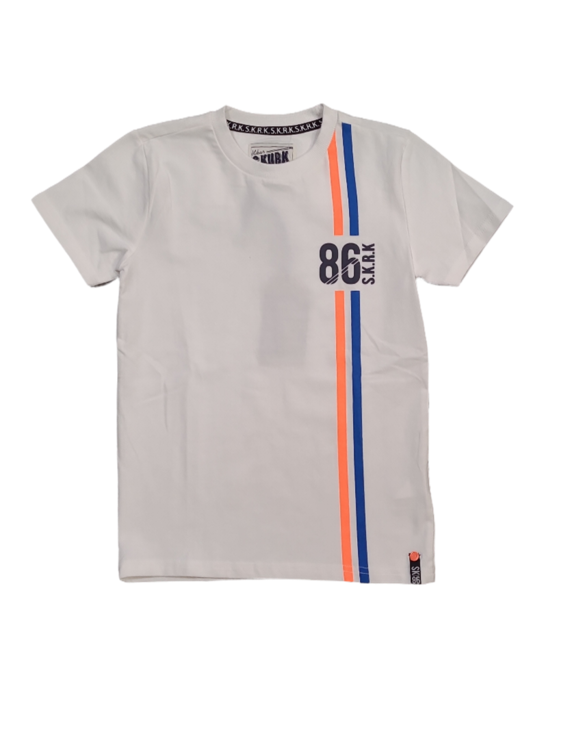 T-shirt &quot;86&quot; Skurk Wit