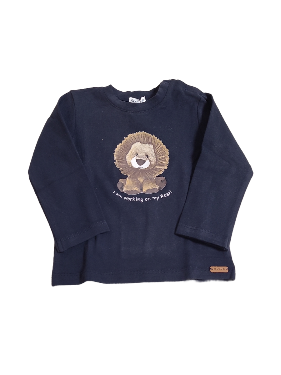 T-shirt L/M &quot;I&#39;m Working..&quot; Gymp Navy