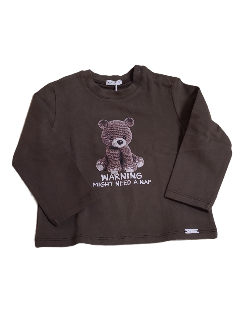 T-shirt L/M &quot;Warning Might Need A Nap&quot; Gymp Bruin
