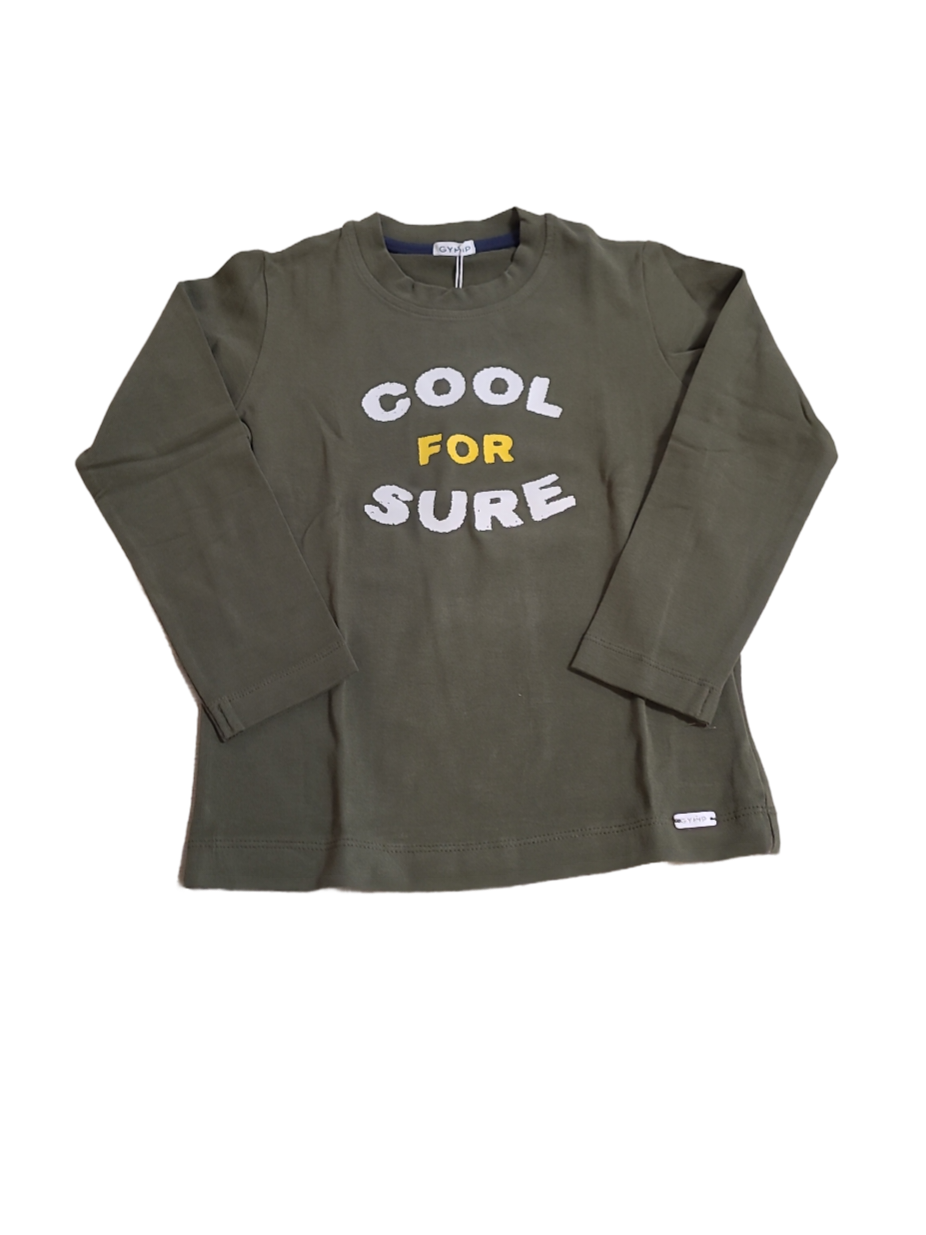 T-shirt L/M &quot;Cool For Sure&quot; Gymp  Kaki