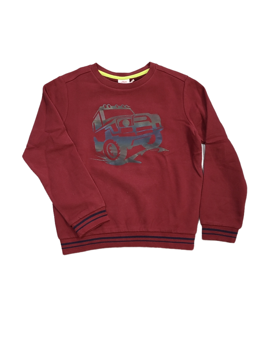 Sweater &quot;Truck&quot; S-0liver Bordeaux