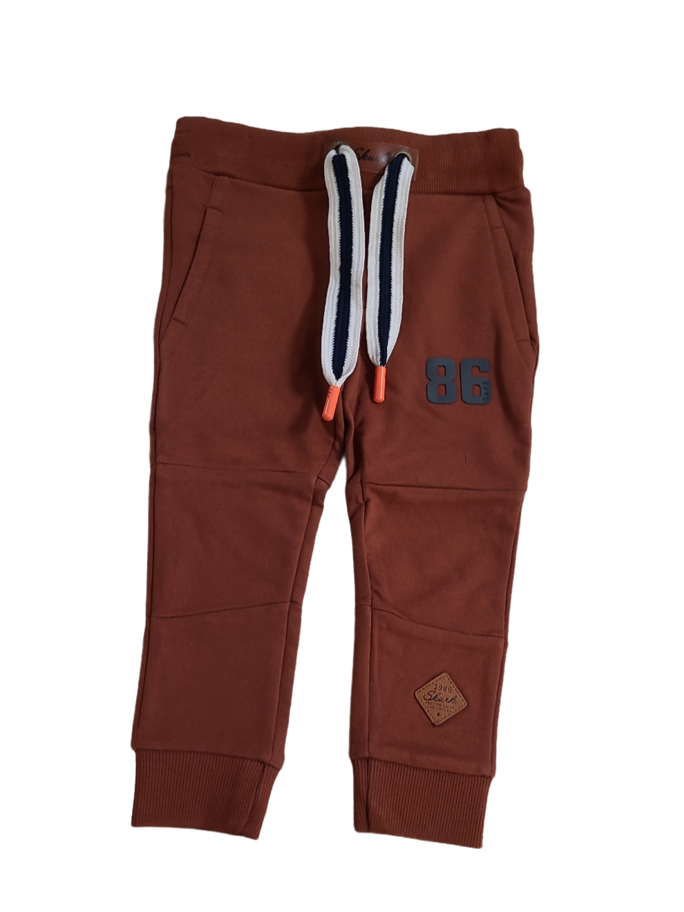 Joggingbroek &quot;86&quot; Skurk Cognac
