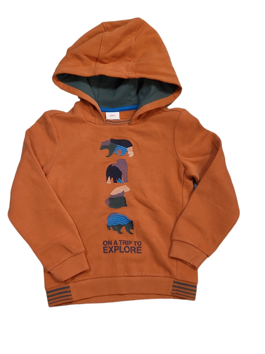 Sweater &quot;On A Trip To Explore&quot; S-Oliver Roest