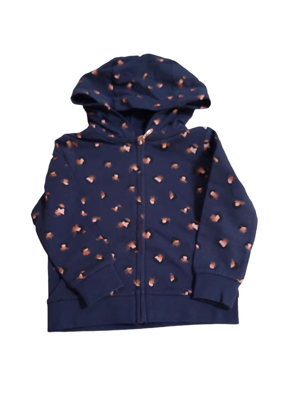 Gilet/Kap Someone Navy Bedrukt
