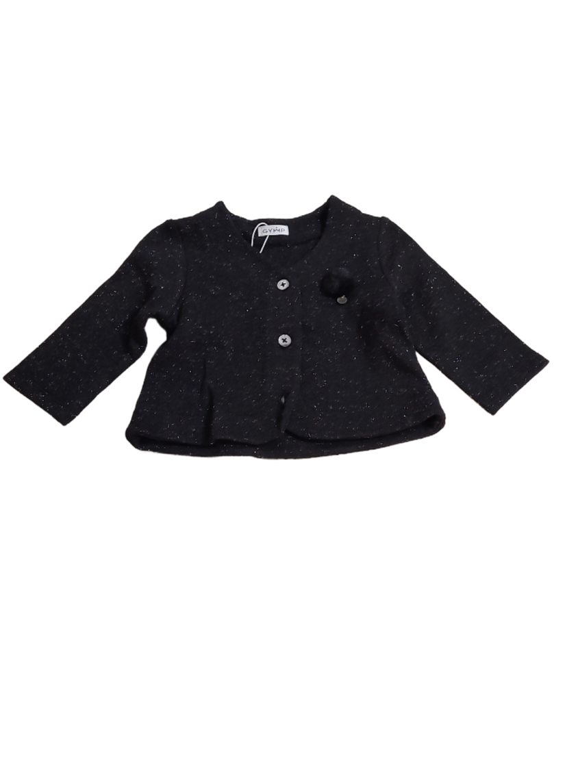 Gilet Gymp Zwart Glitterdraad