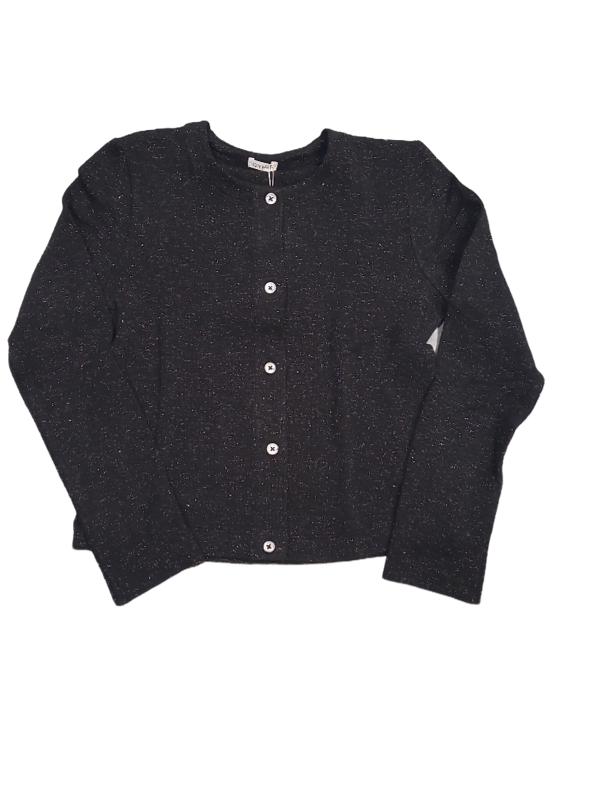 Gilet Gymp Zwart Zilverdraad