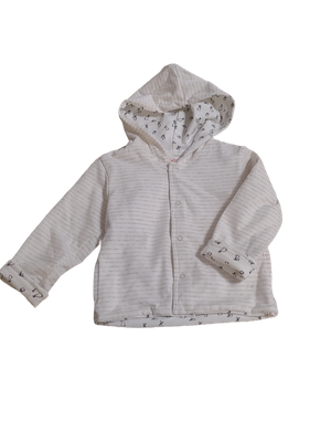 Gilet/Kap Omkeerbaar Bess Ecru