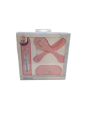 Geschenkset Kapset+Manicureset+Badthermometer Bébé-Jou Roos