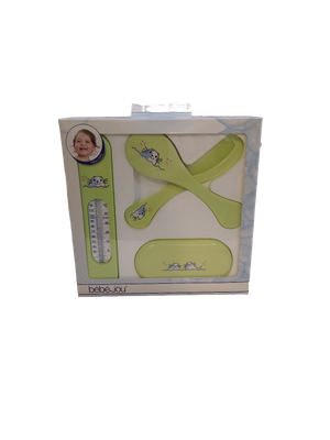 Geschenkset Kapset+Manicureset+Badthermometer Bébé-Jou Groen