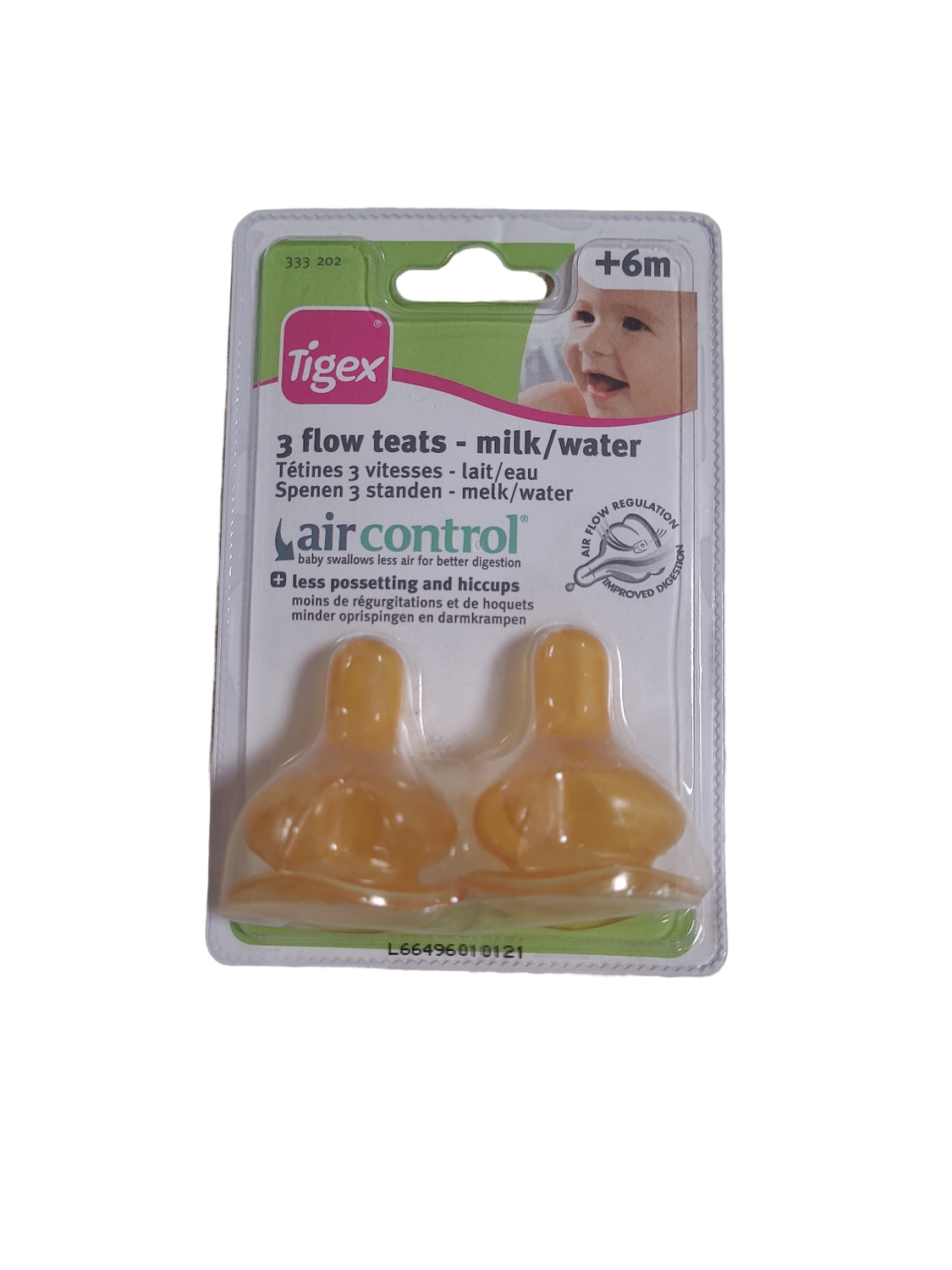 Zuigspenen Air Control Tigex 3 standen 2st +6m