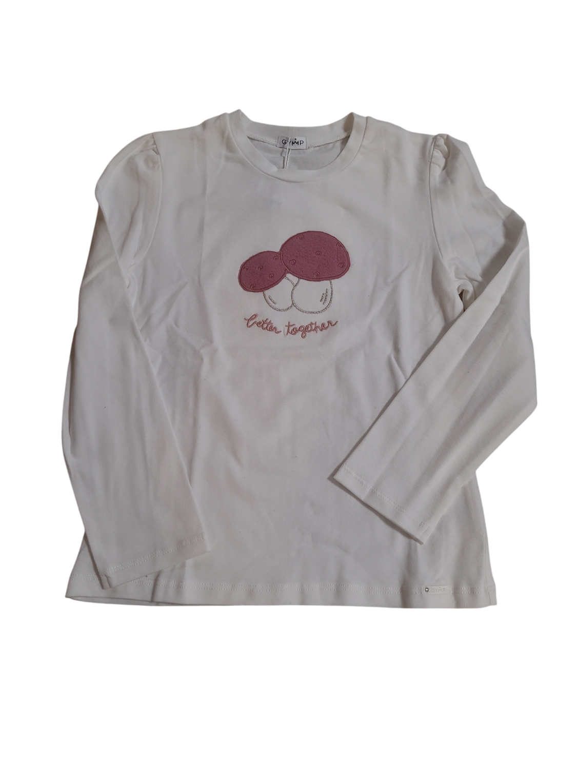 T-shirt L/M &quot;Better Together&quot; Gymp Ecru
