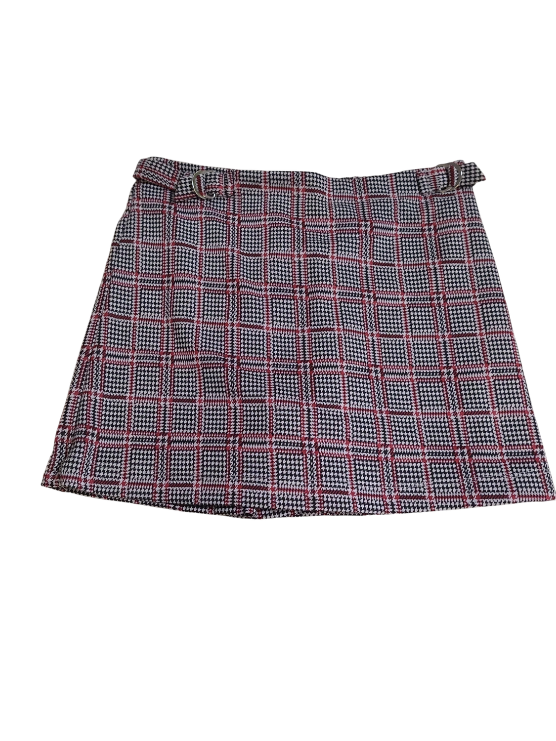 Rok/Short UBS2 Grijs/Rood Geruit