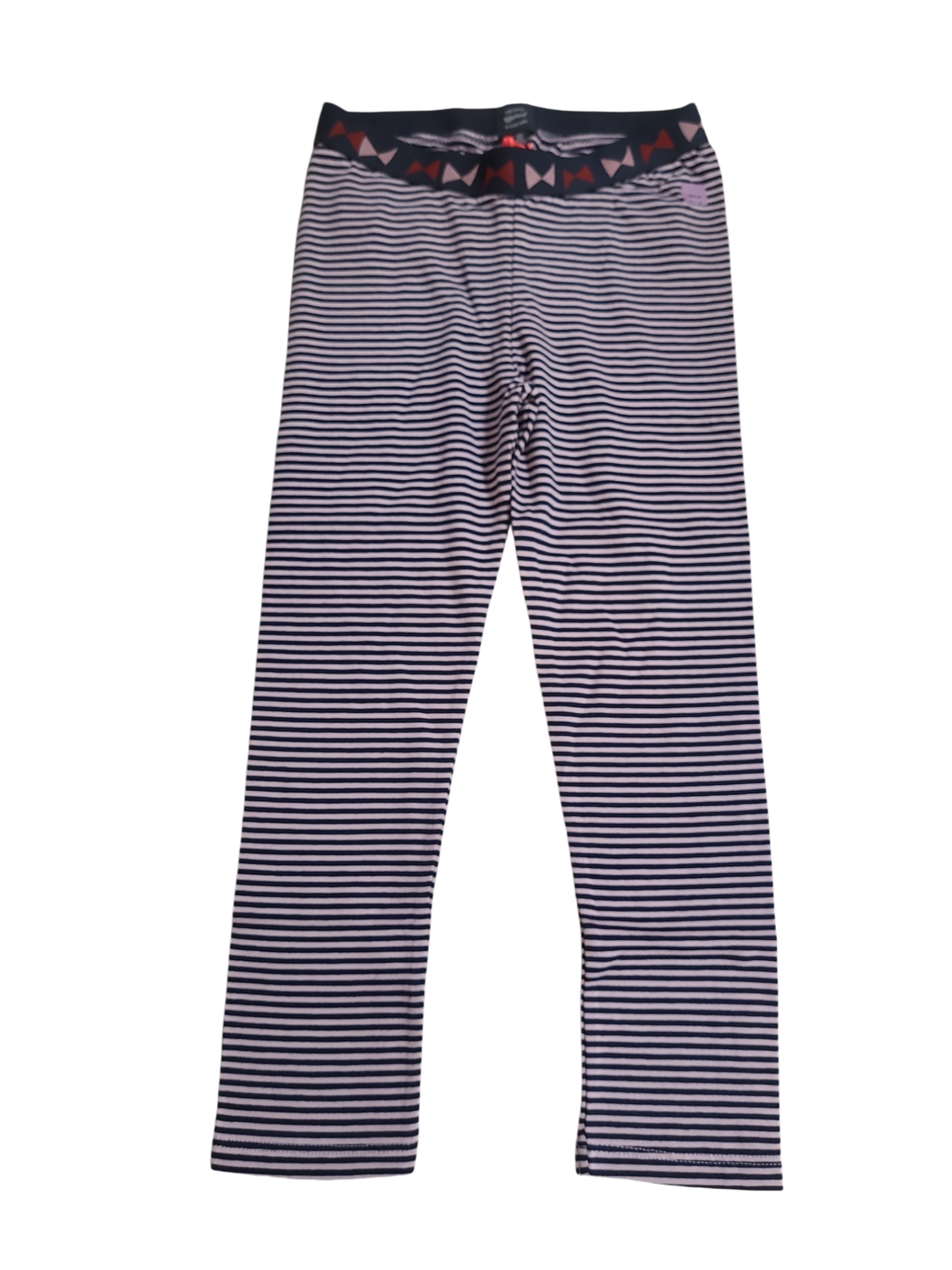 Legging Babyface Zwart/Oudroze Gestreept