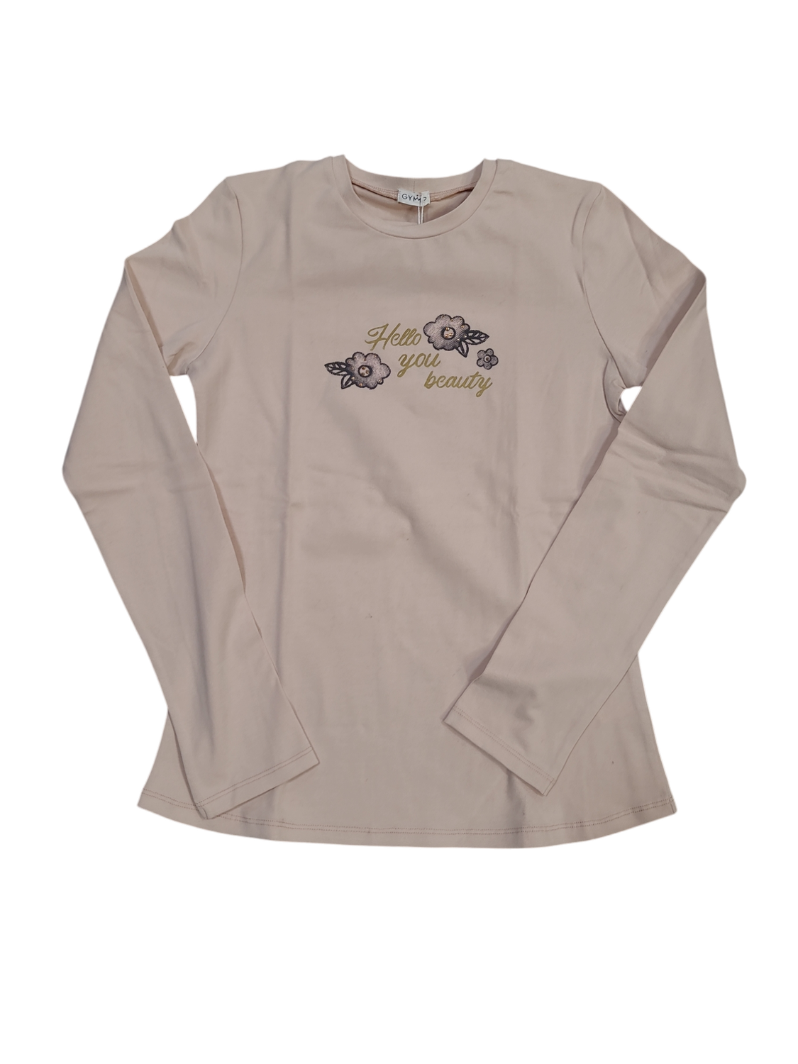 T-shirt L/M &quot;Hello You Beauty&quot; Gymp Oudroze
