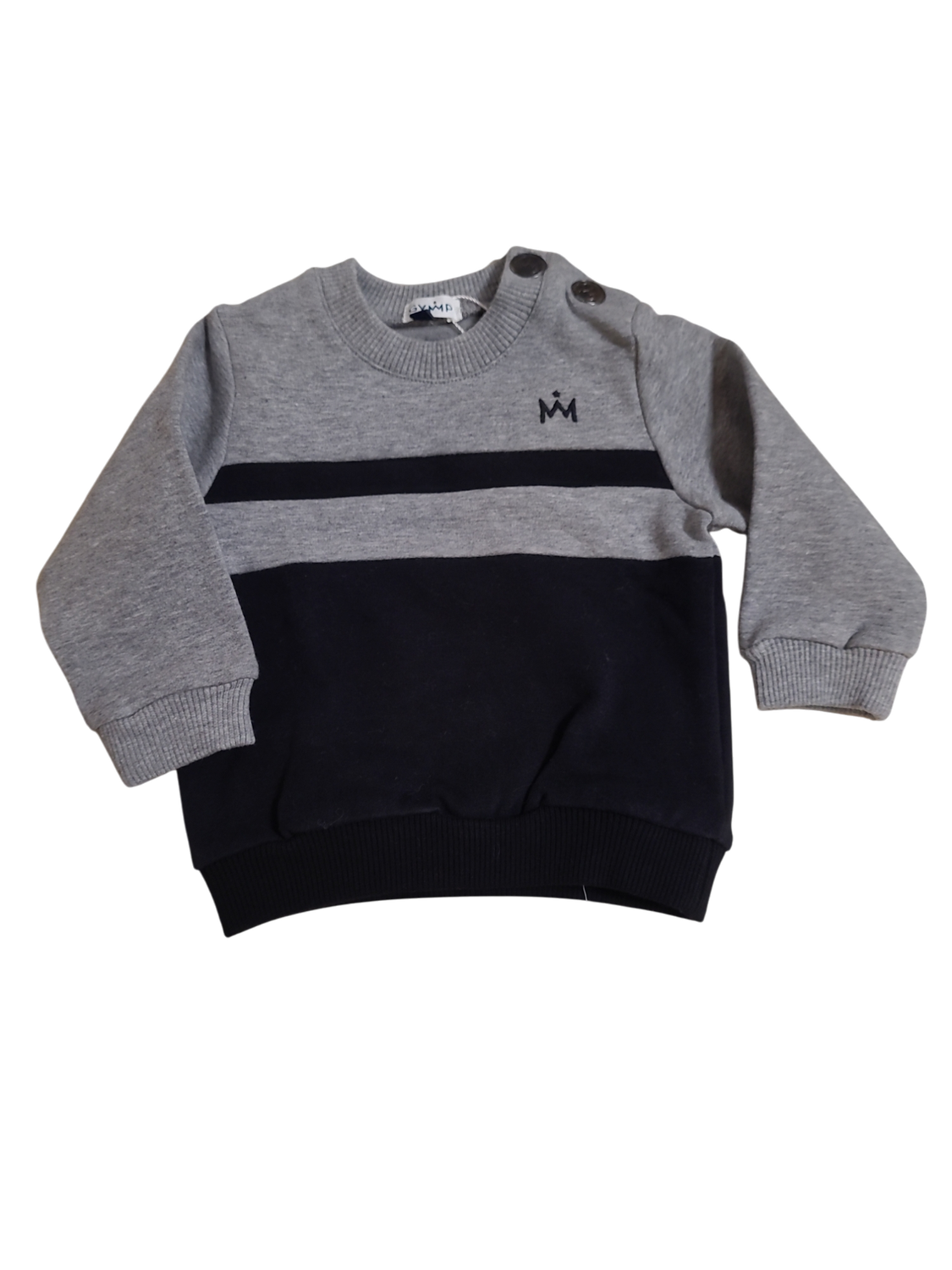 Sweater Gymp Grijs/Zwart