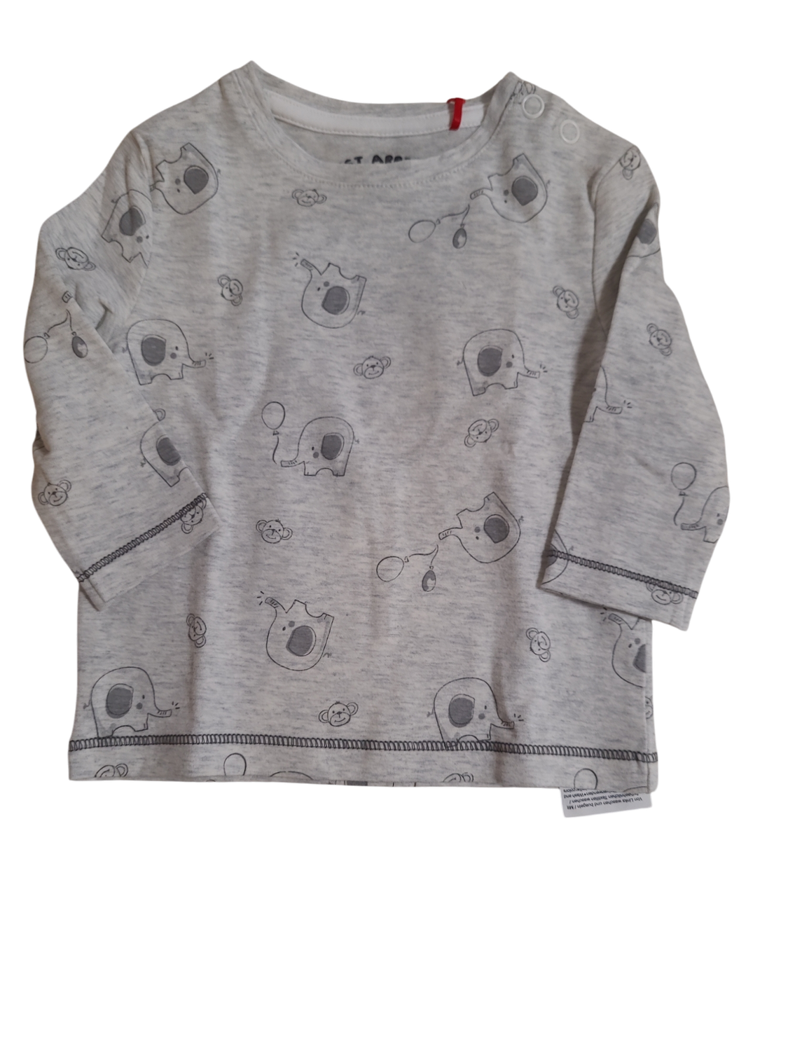 T-shirt L/M Diertjes S-Oliver Grijs