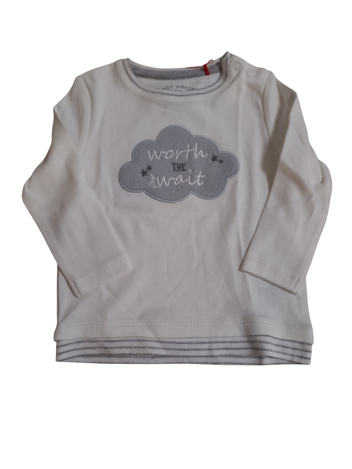 T-shirt L/M &quot;Worth The Wait&quot; S-Oliver Ecru