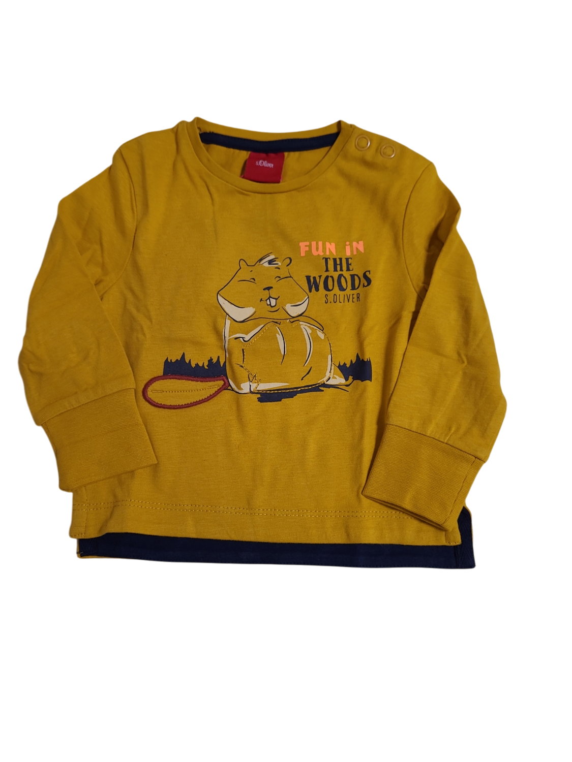 T-shirt L/M &quot;Fun In The Woods&quot; S-Oliver Oker