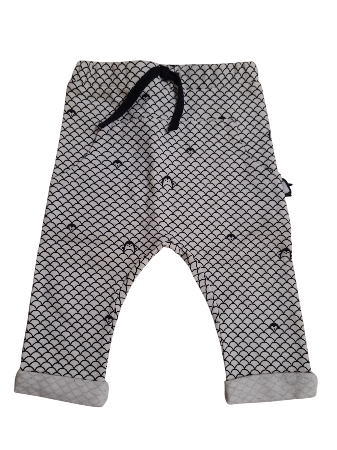 Broek &quot;Pinguin&quot; Zero 2 Three Wit/Zwart