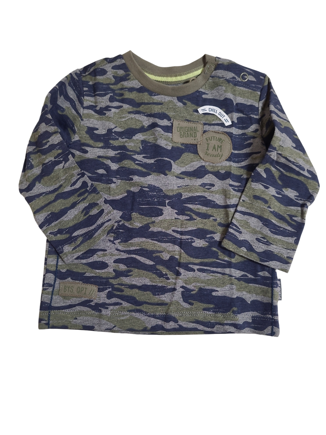 T-shirt L/M &quot;Chill Out&quot; Quapi Kaki