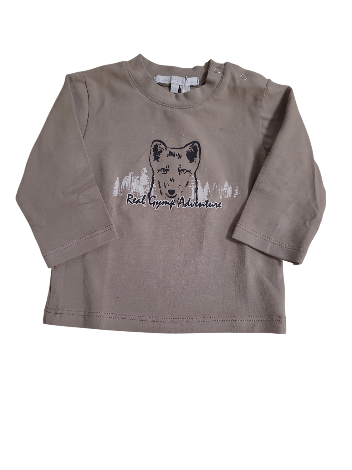 T-shirt L/M &quot;Real Gymp Adventure&quot; Gymp Taupe