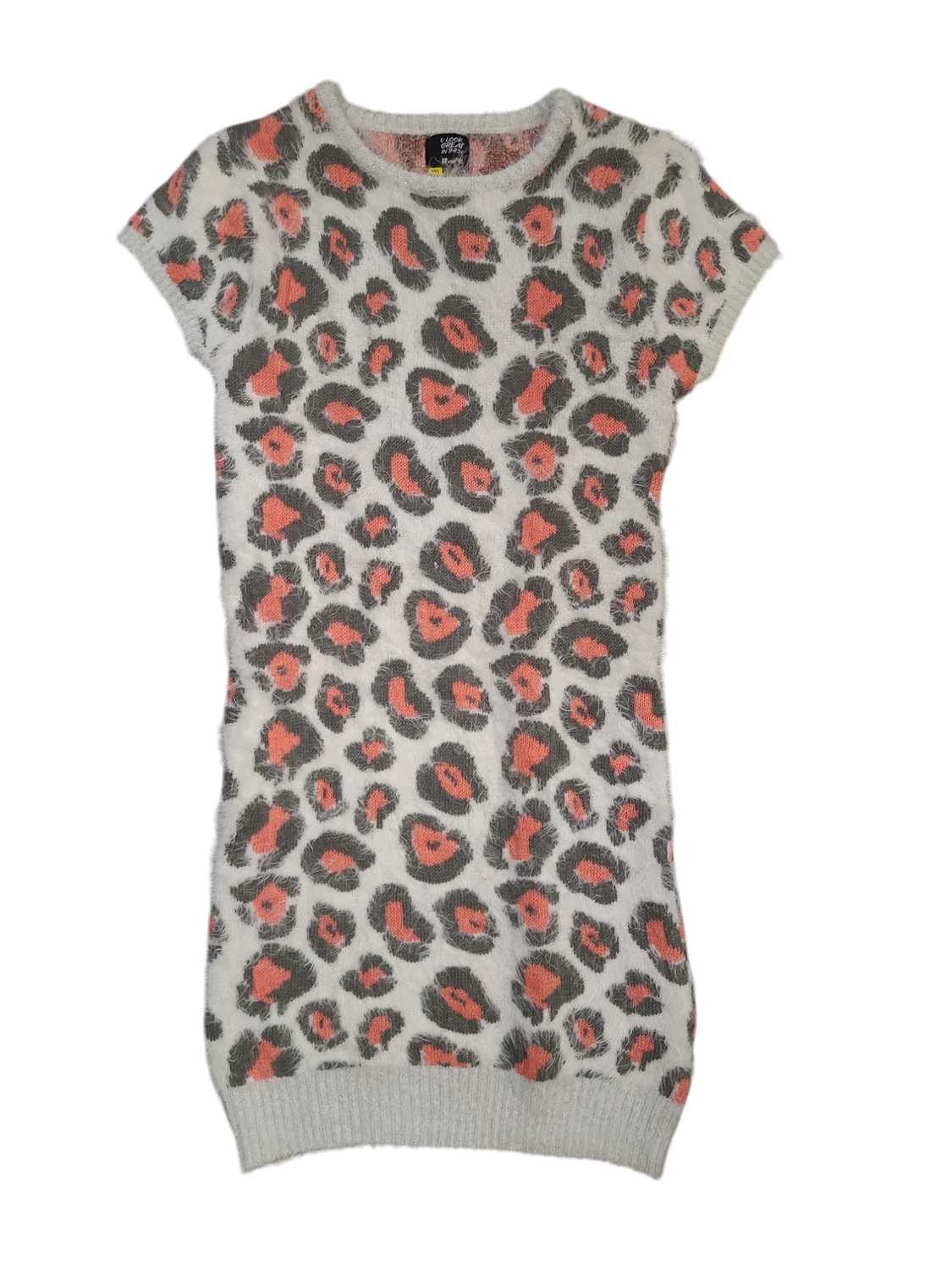 Kleed Tricot Rumbl Wit/Grijs