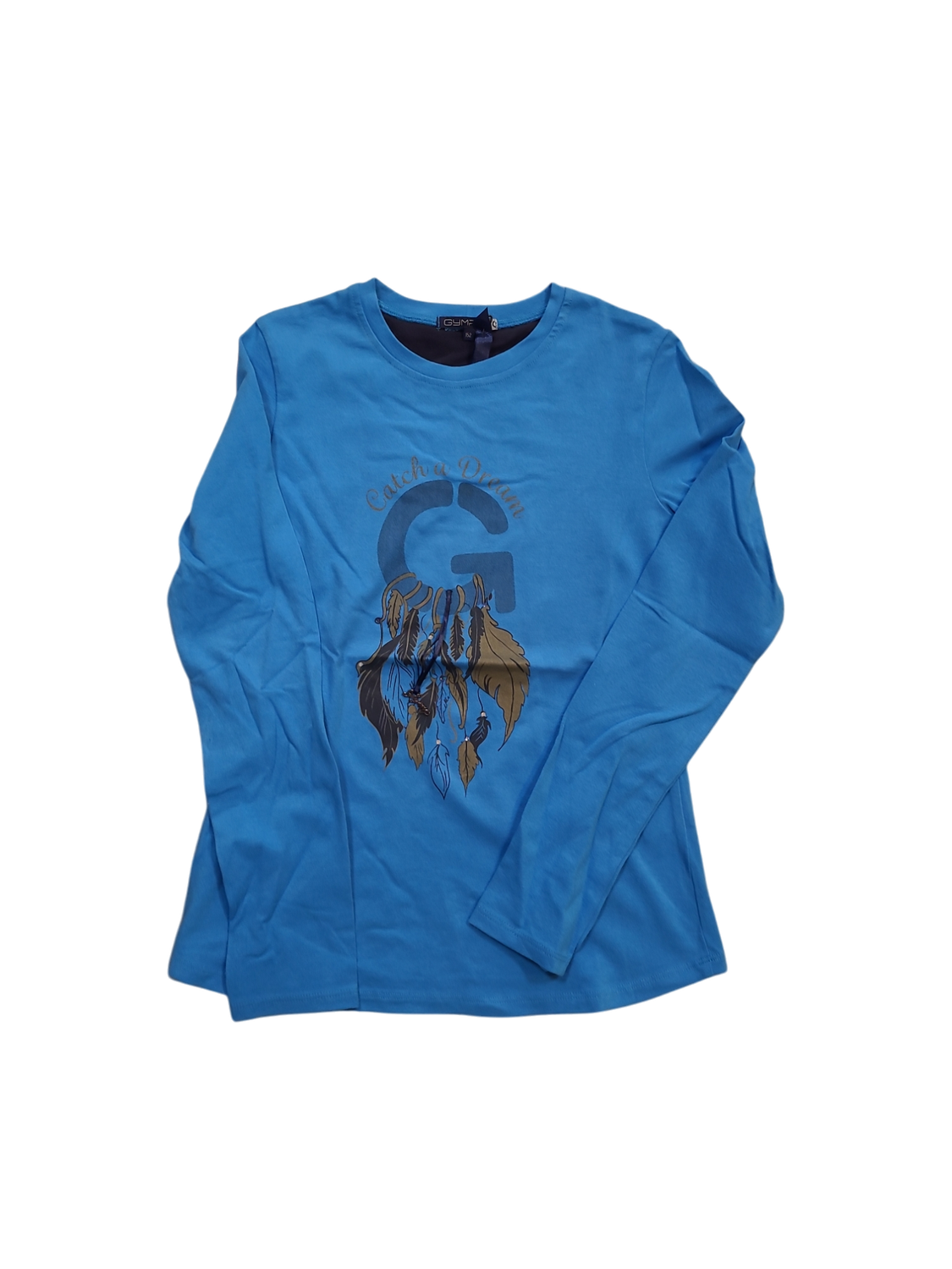 T-shirt L/M &quot;Catch A Dream&quot; Gymp Blauw