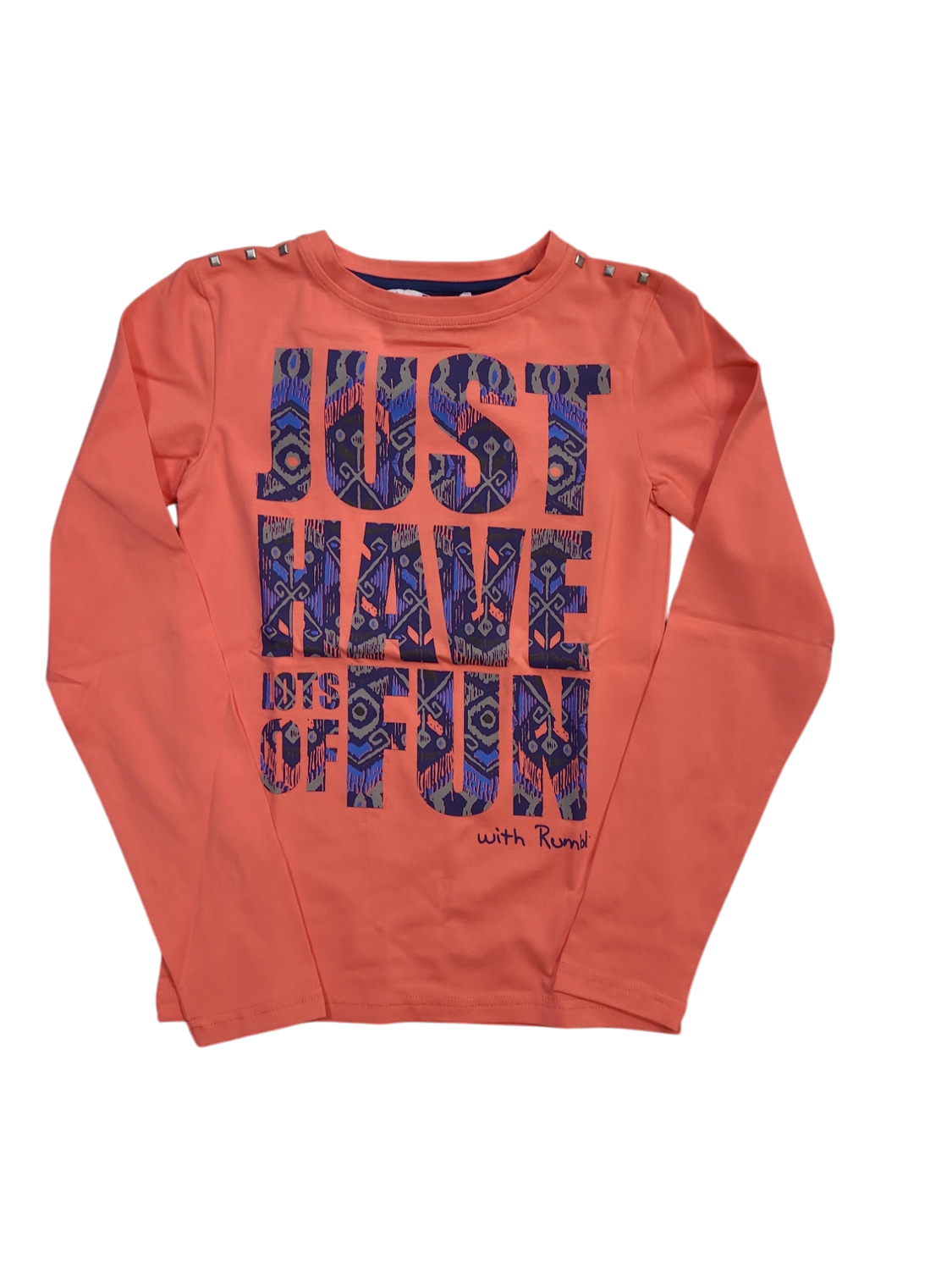 T-shirt L/M &quot;Just Have D-Fun&quot; Rumbl Koraal