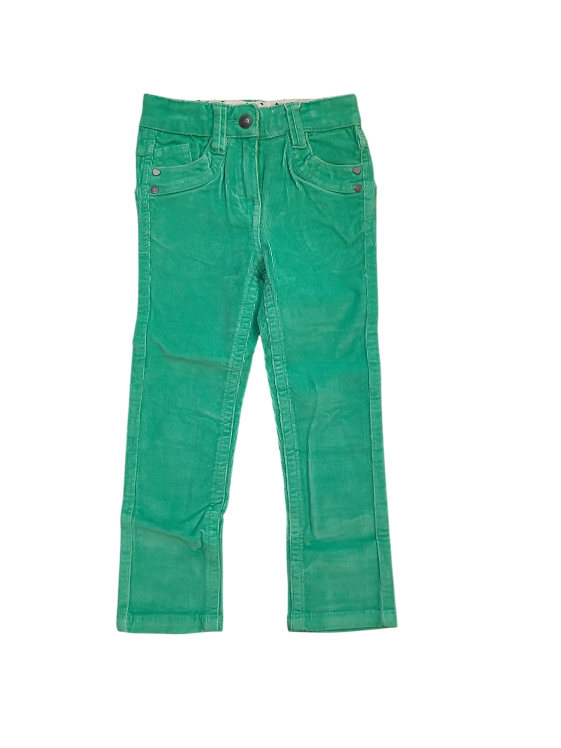 Broek Ribfluweel S-Oliver Slim Groen