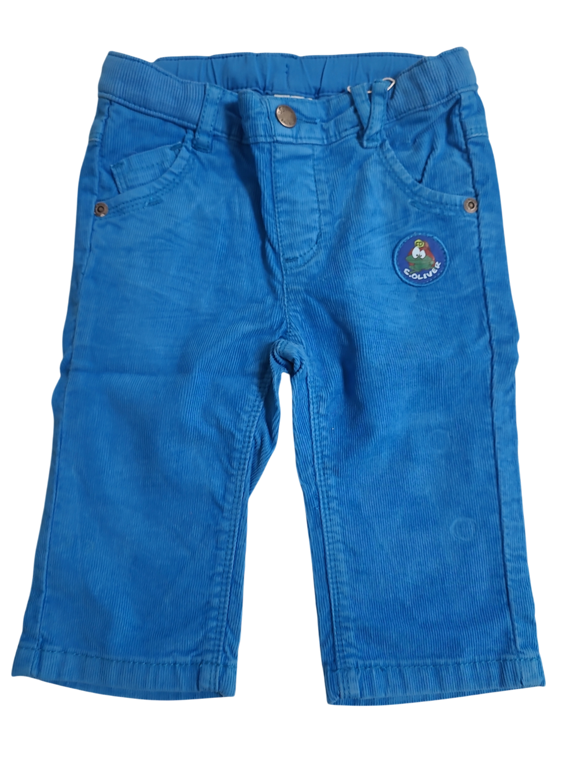 Broek Ribfluweel &quot;Kikker&quot; S-Oliver Turquoise