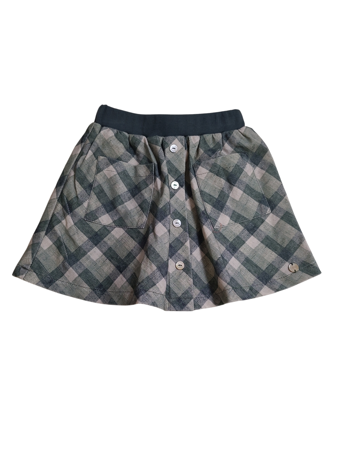 Rok Gymp Groen/Beige Geruit