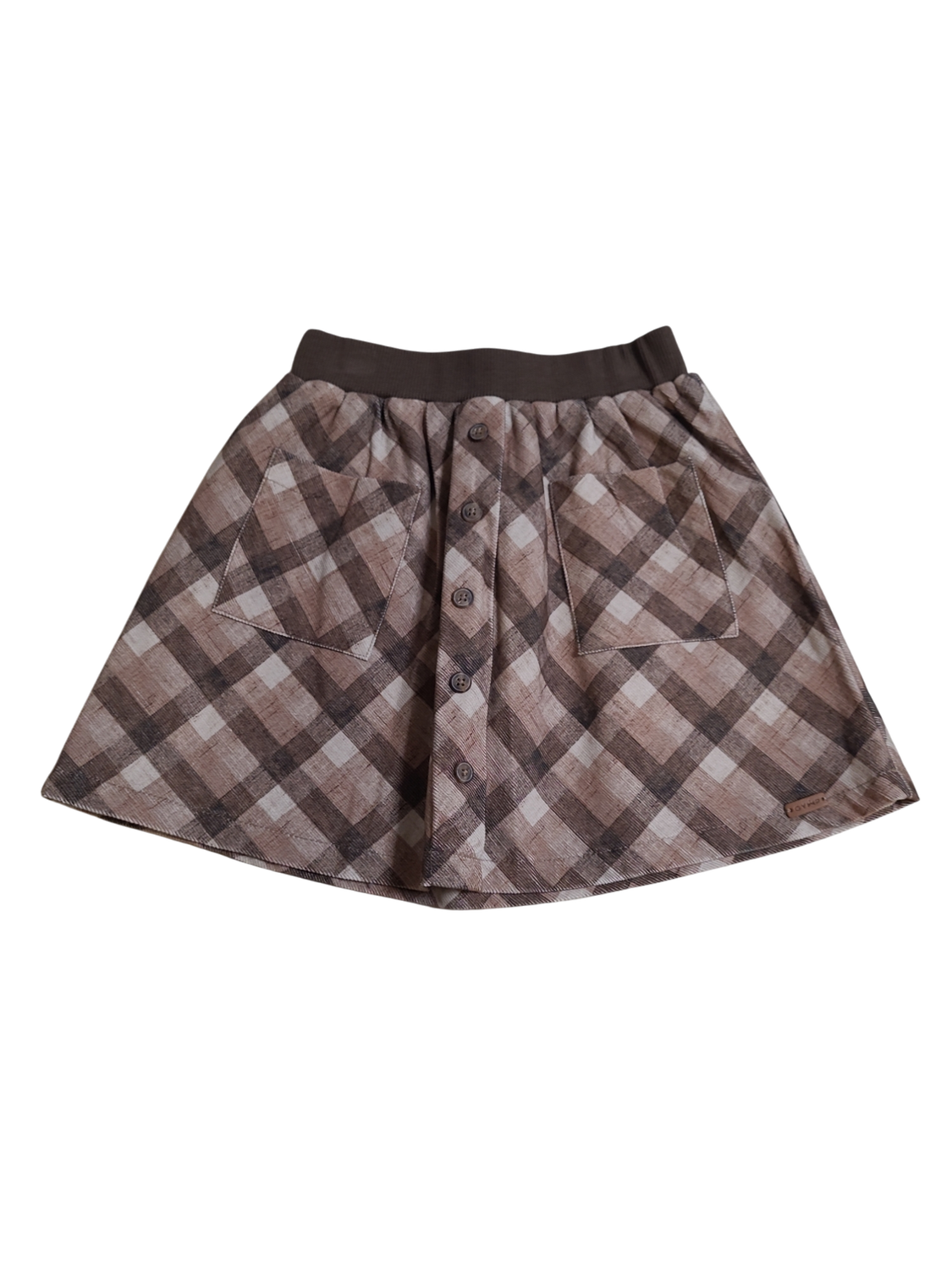 Rok Gymp Bruin/Camel Geruit