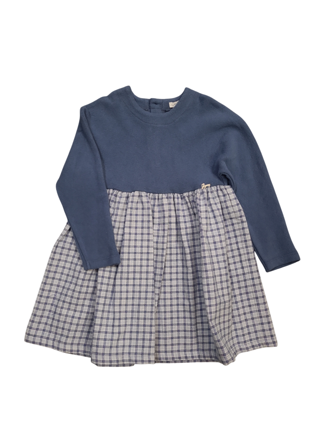 Kleed Gymp Blauw Geruit